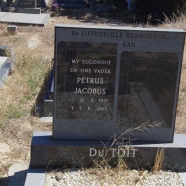 TOIT Petrus Jacobus, du 1931-1987