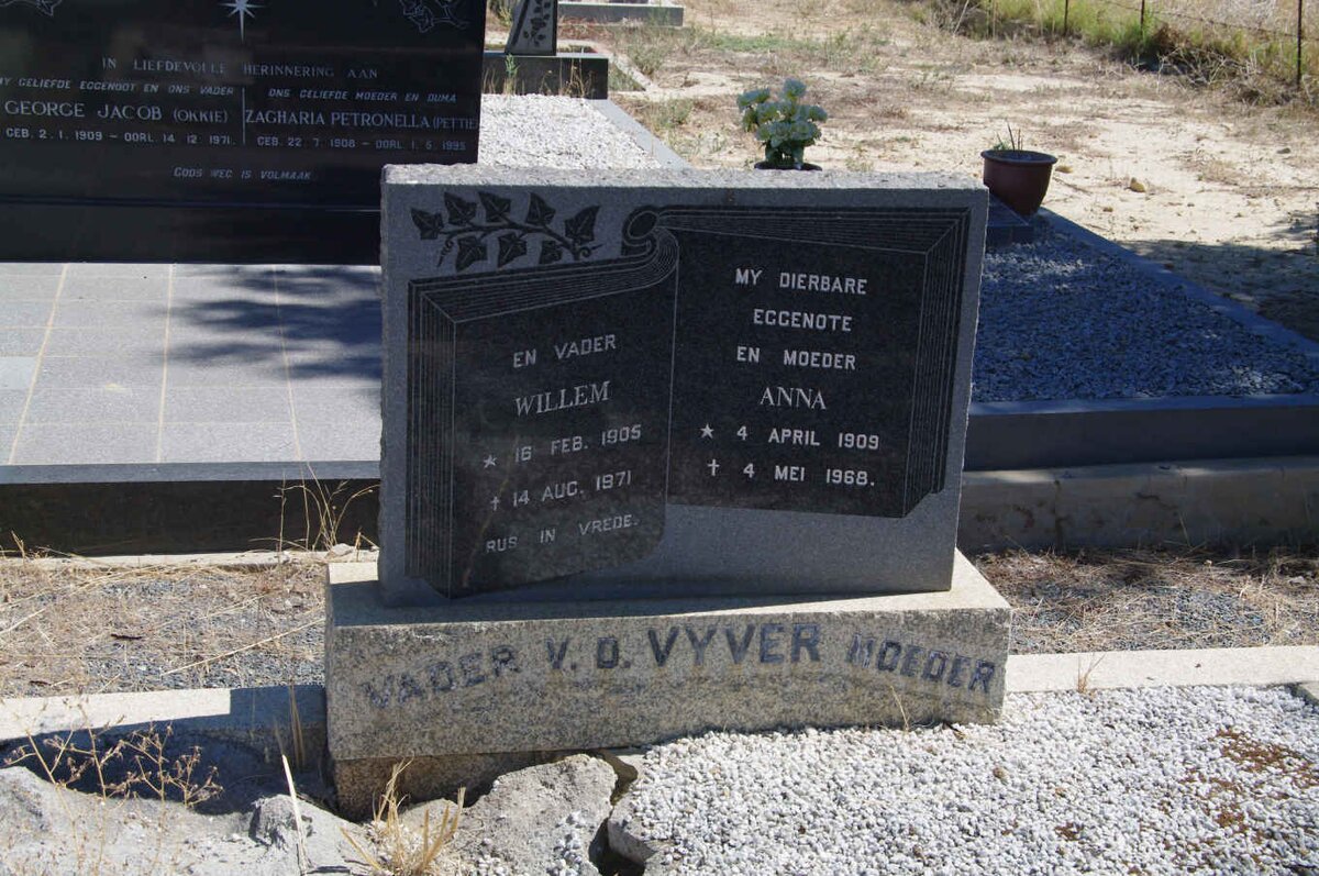 VYVER Willem, v.d. 1905-1971 &amp; Anna 1909-1968