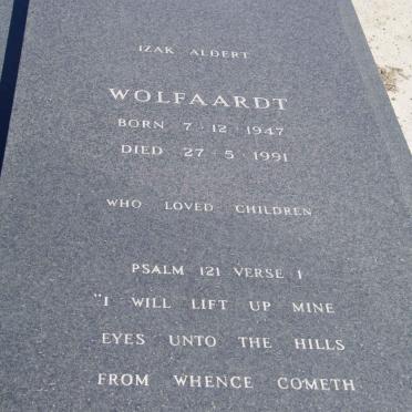 WOLFAARDT Izak Aldert 1947-1991