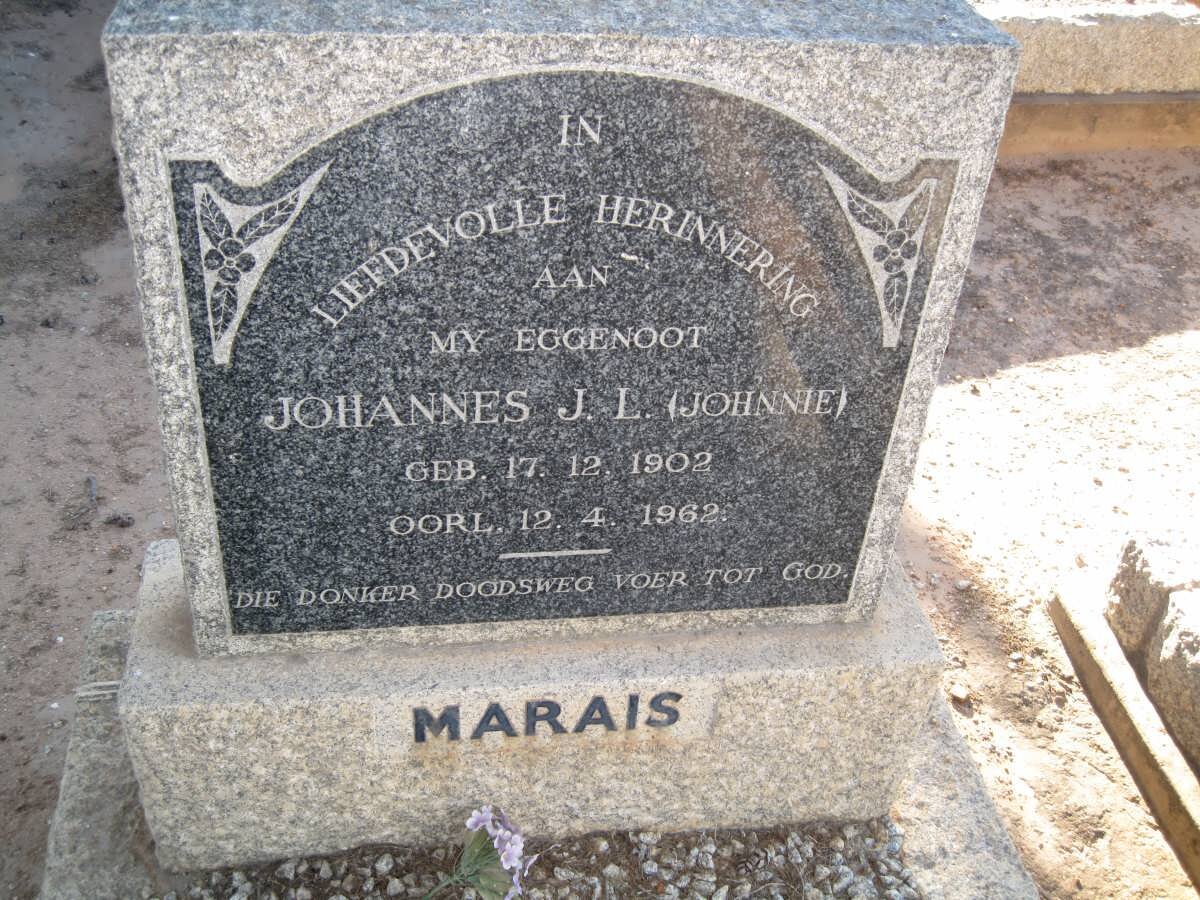 MARAIS Johannes J.L. 1902-1962