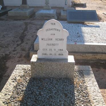 PARROTT William Henry 1885-1959