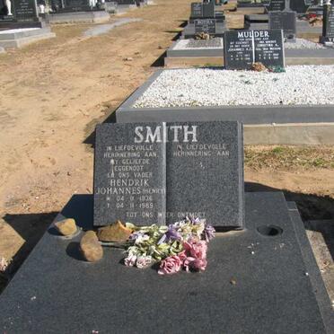 SMITH Hendrik Johannes 1936-1989