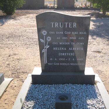 TRUTER Helena Alberta nee DREYER 1902-1980