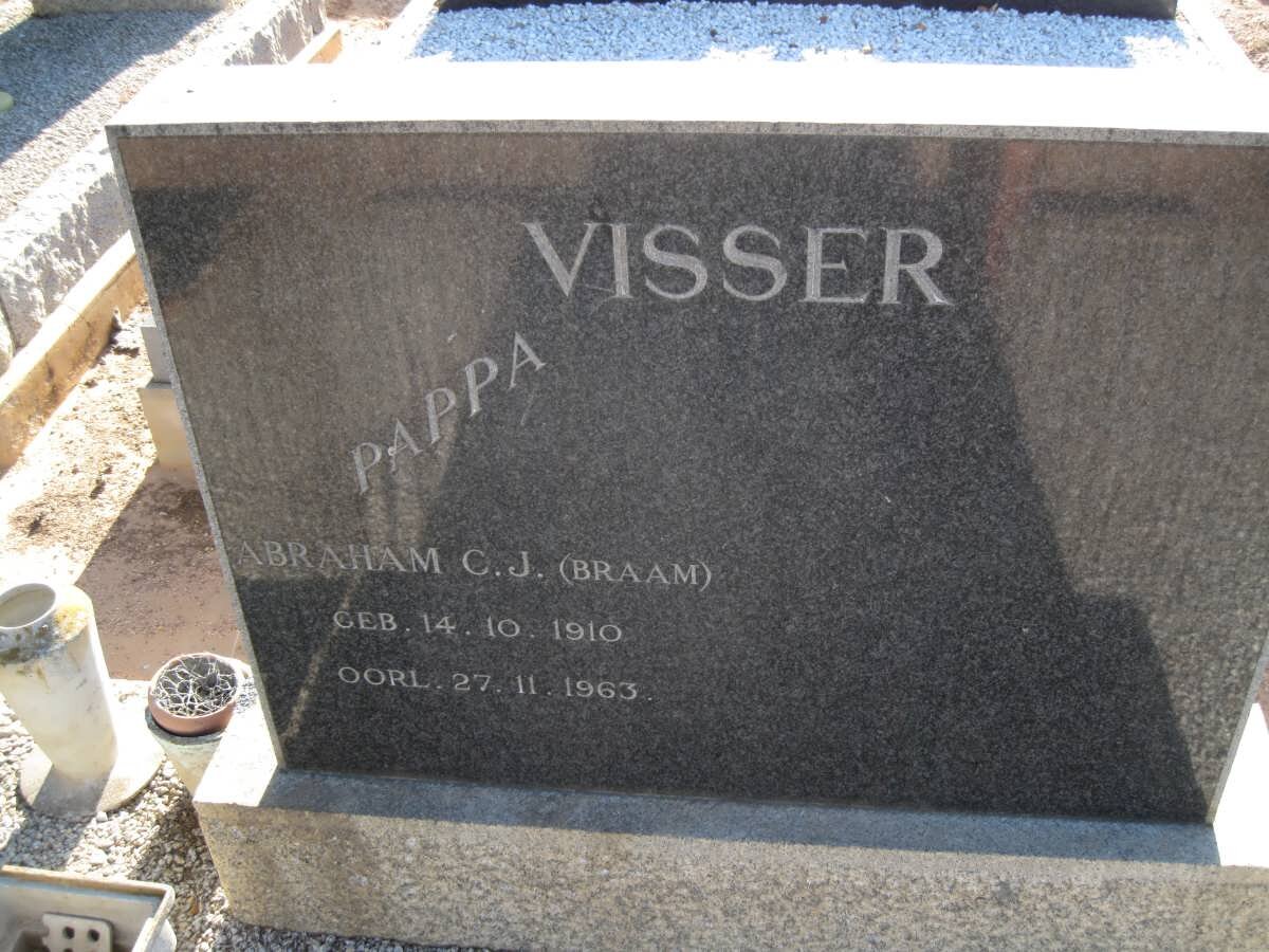 VISSER Abraham C.J. 1910-1963