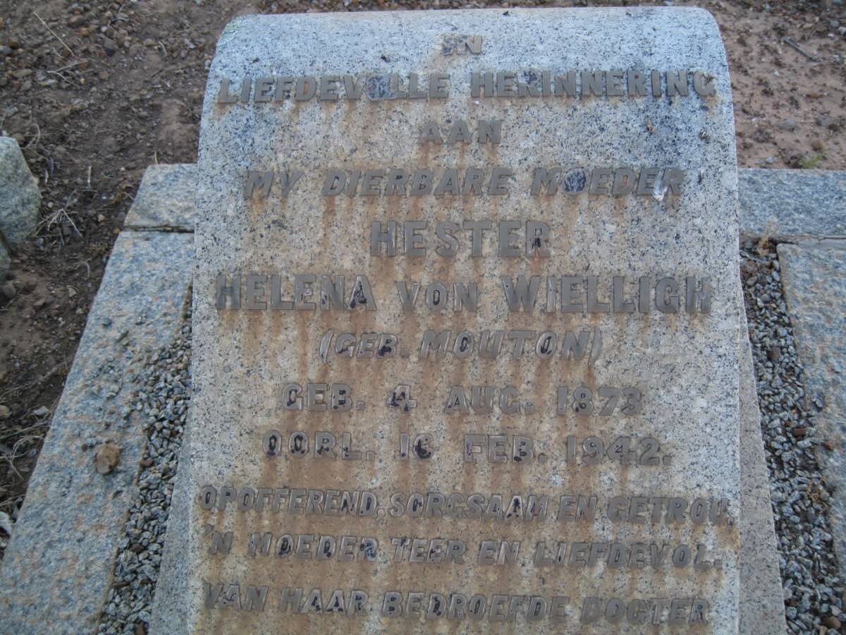 WIELLIGH Hester Helena, von nee MOUTON 1873-1942