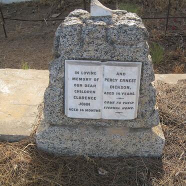 DICKSON Clarence John :: DICKSON Percy Ernest