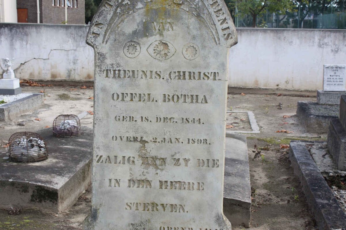 BOTHA Theunis Christoffel 1844-1893