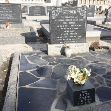 GERBER Wynand Andries 1910-1982 &amp; Ella Petrus 1917-1967 :: GERBER Pieter 1936-1997