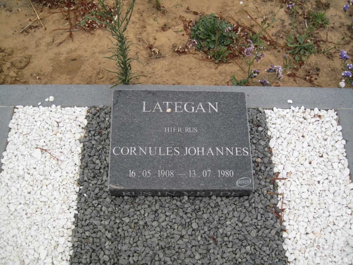 LATEGAN Cornules Johannes 1908-1980