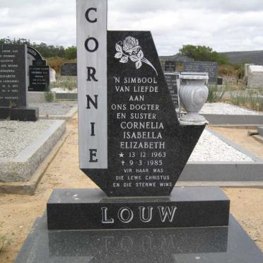 LOUW Cornelia Isabella Elizabeth 1963-1985