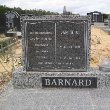 BARNARD Jan H.C. 1936-1994