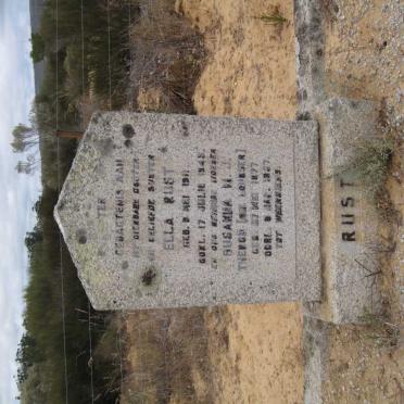 THERON Susanna M.J. nee LOUBSER 1877-1957 :: RUST Ella 1911-1945