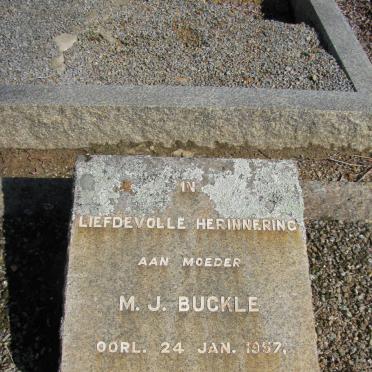 BUCKLE M.J. -1957
