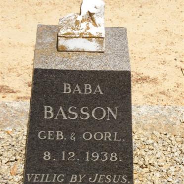 BASSON Baba 1938-1938