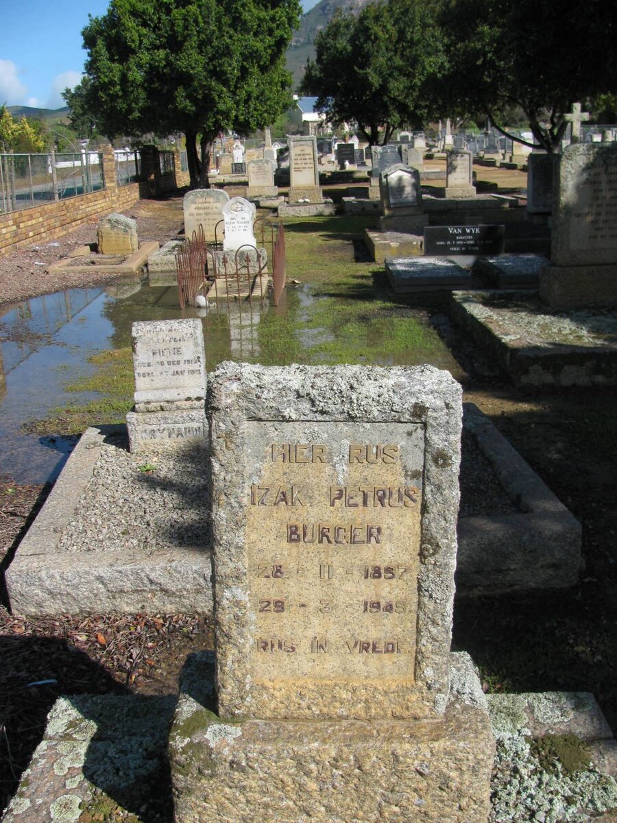 BURGER Izak Petrus 1897-1949