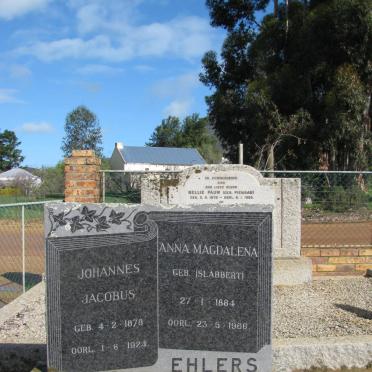 EHLERS Johannes Jacobus 1878-1924 &amp; Anna Magdalena SLABBERT 1884-1966