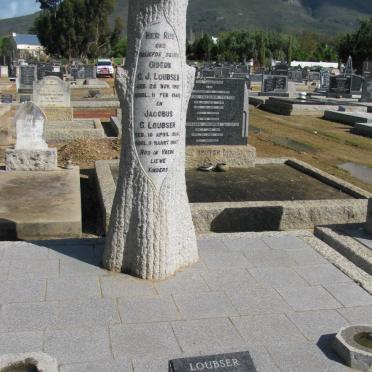 LOUBSER Gideon C.J. 1912-1946 ::  LOUBSER Jan 1917-1992 :: LOUBSER Jacobus G. 1924-1947