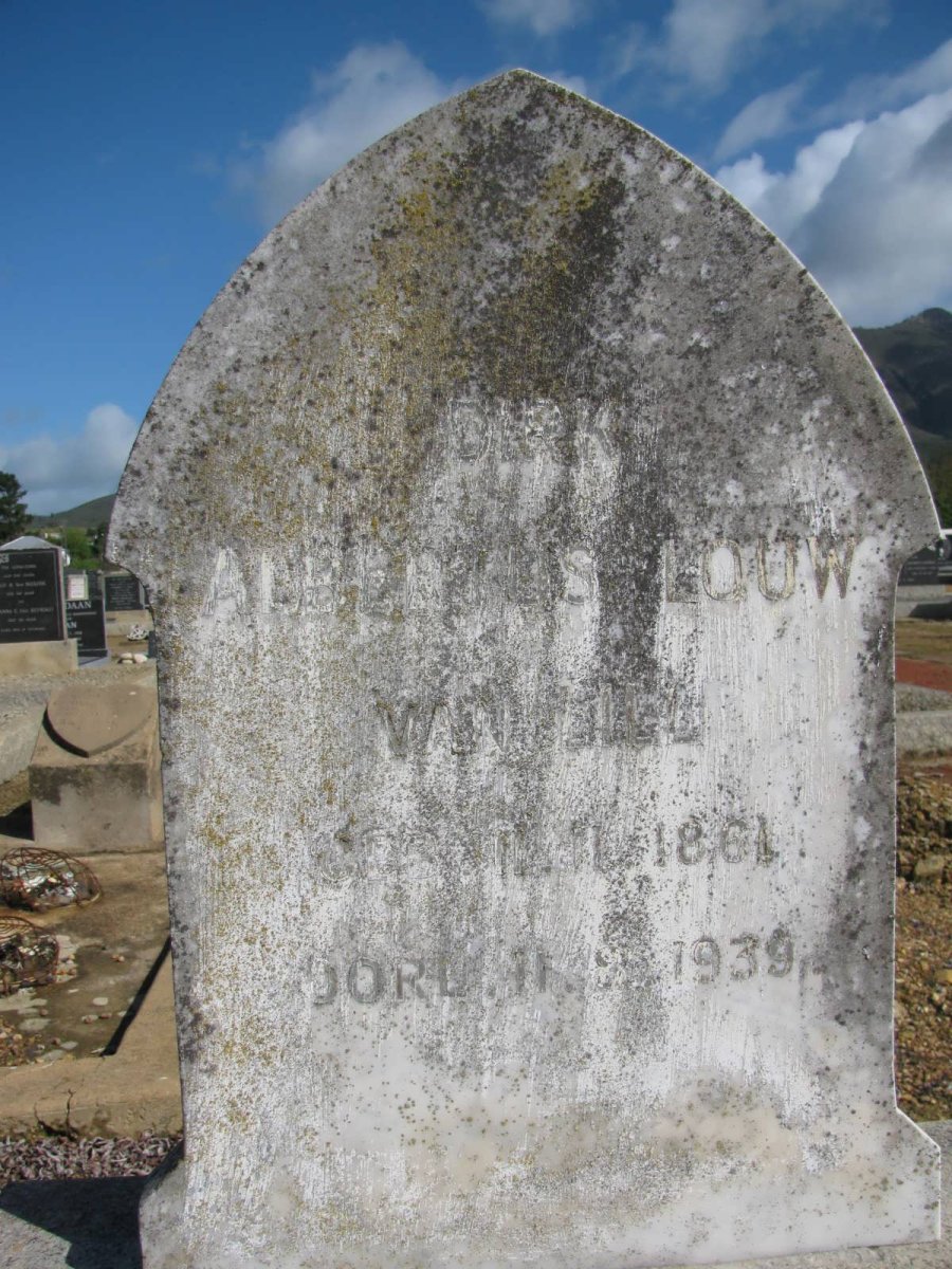 LILL Albertus Louw, van 1861-1939