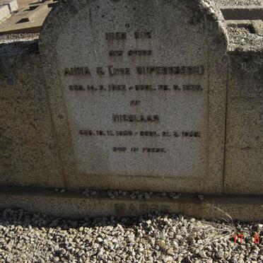 MAREE Nicolaas 1856-19?? &amp; Anna G. RUPPERSBERG 1862-1939