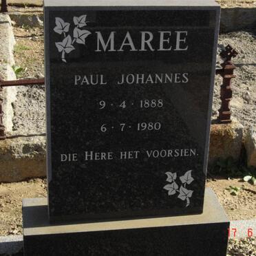 MAREE Paul Johannes 1888-1980