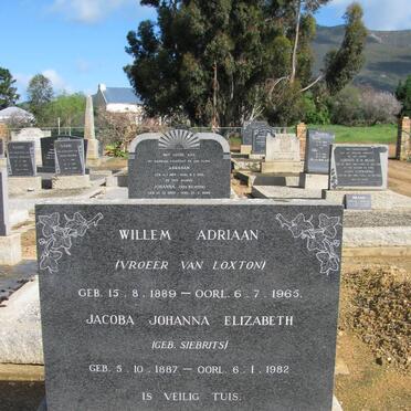 MAREE Willem Adriaan 1889-1965 &amp; Jacoba Johanna Elizabeth SIEBRITS 1887-1982