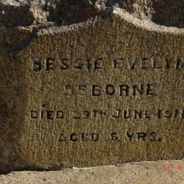 OSBORNE Bessie Evelyn -1918