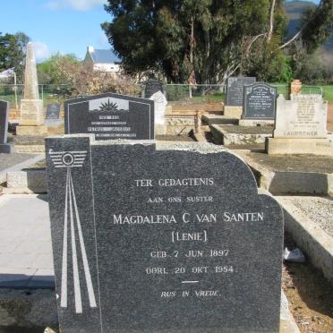 SANTEN Magdalena C., van 1897-1954
