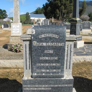 SMIT Barend Frederik 1859-1934 &amp; Maria Elizabeth KRIGE 1875-1951