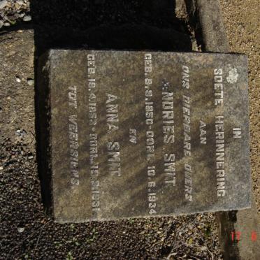 SMIT Andries 1850-1934 &amp; Anna SMIT 1853-1931