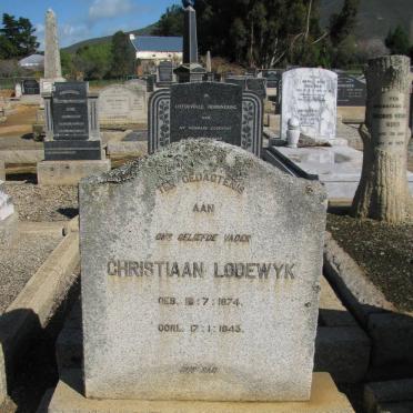 WESTHUIZEN Christiaan Lodewyk, v.d. 1874-1943