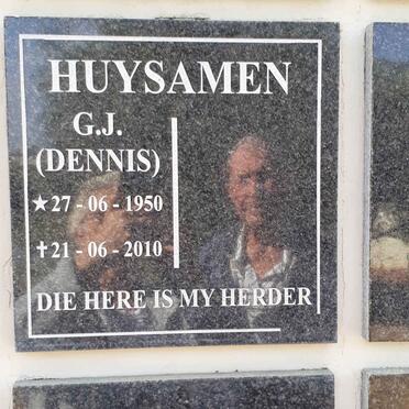 HUYSAMEN G.J. 1950-2010