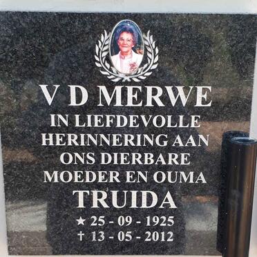 MERWE Truida, v.d. 1925-2012