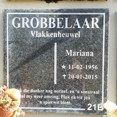 GROBBELAAR Mariana 1956-2015
