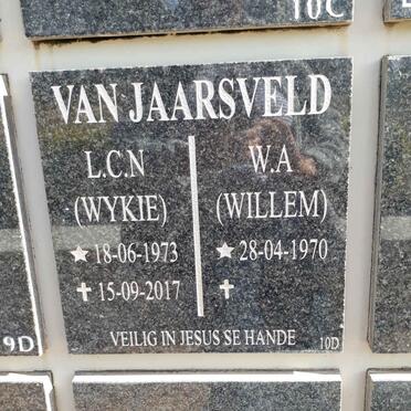 JAARSVELD W.A., van 1970- &amp; L.C.N. 1973-2017