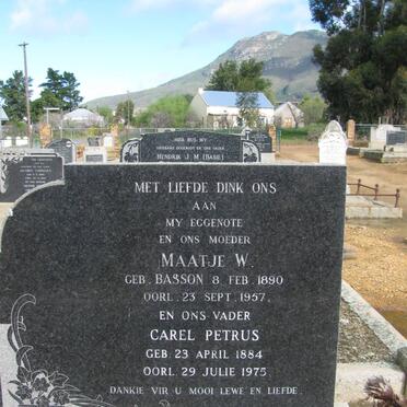 ROUX Carel Petrus, le 1884-1975 &amp; Maatje W. BASSON 1890-1957 :: Nealie LE ROUX 1916-2003