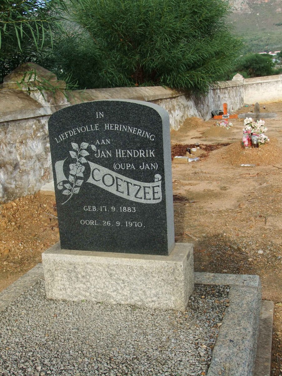 COETZEE Jan Hendrik 1883-1970