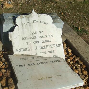 GELDERBLOM Andries J. 1898-1932