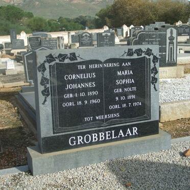 GROBBELAAR Cornelius Johannes 1890-1960 &amp; Maria Sophia NOLTE 1891-1974