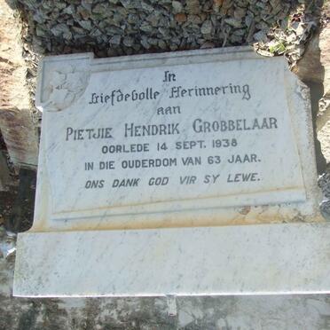 GROBBELAAR Pietjie Hendrik -1938