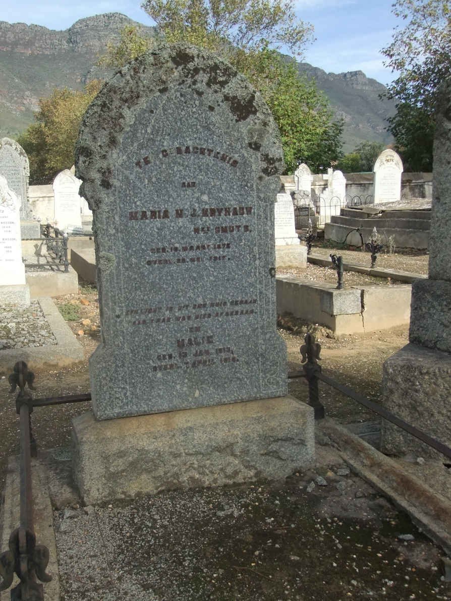 KRYNAUW Maria M. nee SMUTS 1875-1912  :: KRYNAUW Malie
