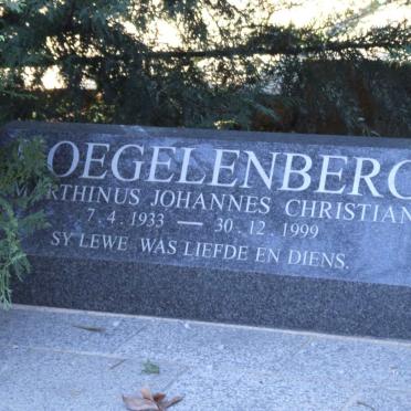 KOEGELENBERG Marthinus Johannes Christian 1933-1999