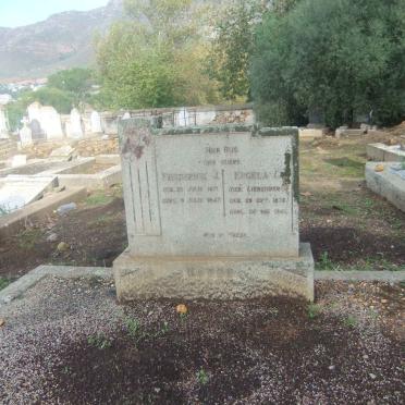 KOTZE Frederick J. 1871-1947 &amp; Engela LIEBENBERG 1878-19?