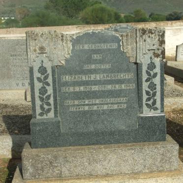 LAMBRECHTS Elizabeth J. 1918-1948