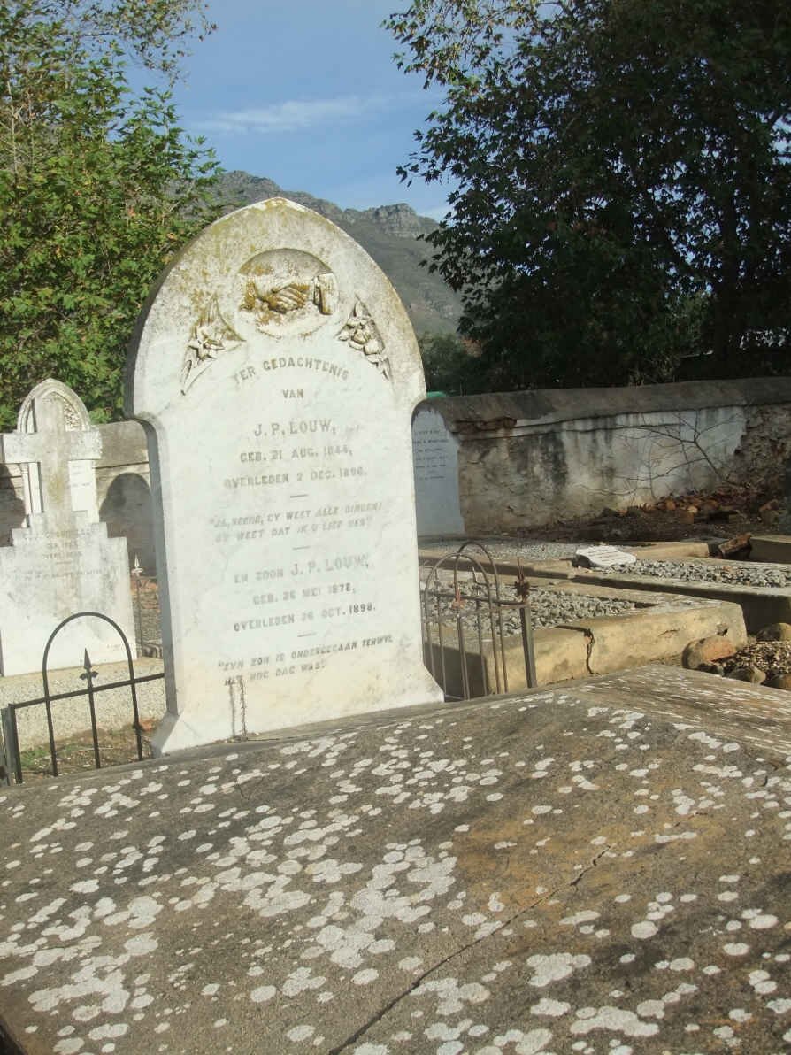 LOUW J.P. 1844-1896 :: LOUW J.P. 187?-1898