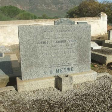 MERWE Daniel Jacobus Roux, v.d.  1892-1956 &amp; Gertruida Catharina