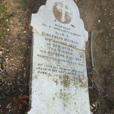 MEYBURG Maria Elezabeth nee BASSON 1842-  :: VISSER Christina Yda nee MEYBURG 1864-1894