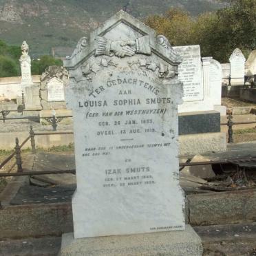 SMUTS Izak 1849-1926 &amp;  Louisa Sophia VAN DER WESTHUYZEN 1855-1919