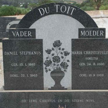 TOIT Daniel Stephanus, du 1887-1963 &amp; Maria Christoffelina SMUTS 1886-1968