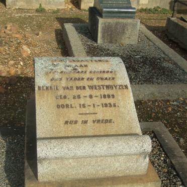 WESTHUYZEN Bennie, van der 1889-1935