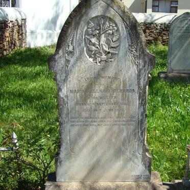 BORCHERDS Maria Helena nee MULLER 1845-1902